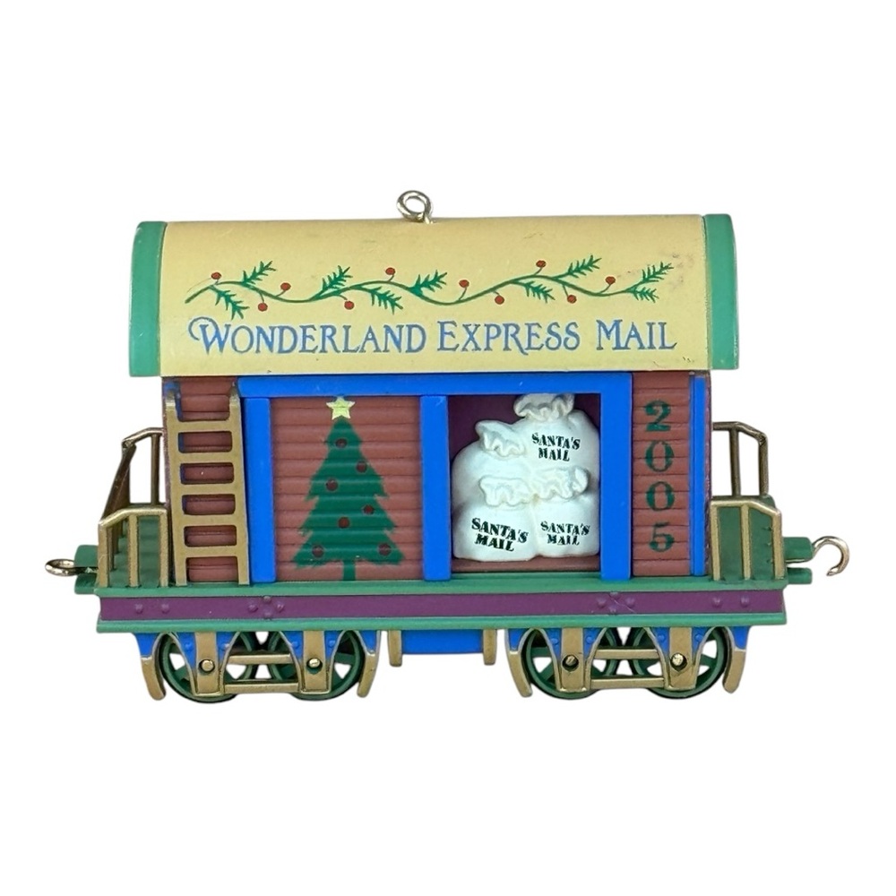Hallmark 2005 Carlton Cards Express Mail Car Wonderland Express Ornament